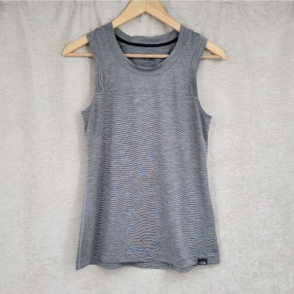 The North Face Gray Sleeveless Flash Dry Athletic Tank Top Women's Small - Picture 1 of 9
